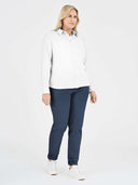 X1 Performance Knit Shirt Long Sleeve - White