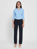 Ladies' Perfect Blouse Three Quarter Sleeve - Ice Blue