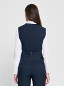 Ladies' 6-Button Vest - Navy