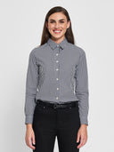 Classic Gingham Blouse - Black