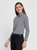 Classic Gingham Blouse - Black