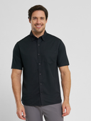 X1 Performance Knit Dress Shirt - SS - Black