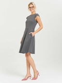 Ariana Dress - Empire Grey