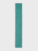 Solid Knit Tie - Seafoam