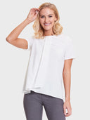 Panel Blouse - White