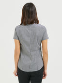 Gingham Blouse - Black