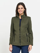 Collective Tech Soft Shell Jacket - Olive Green