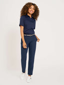Knit Dress Shirt Short Sleeve - Dark Navy